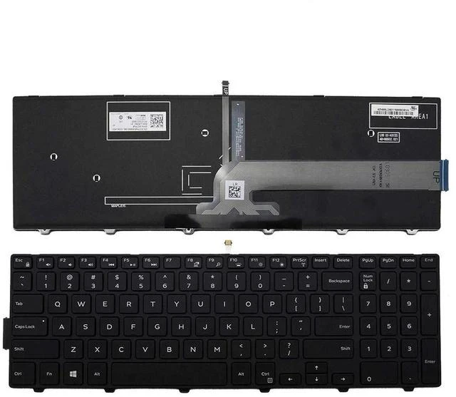 Main image of 15-3000 5000 5547 3551 Laptop Replacement Keyboard for Backlit Dell Inspiron 15 3000 Series 3541 3542 3552 3553 3558 3559, 15 5000 Series 5542 5543 5545 5547 5548 5552 5557 5558 5559, etc, Black1