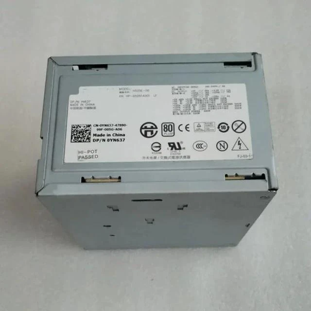 Main image of PSU for T3400 410 525W Power Supply H525E-00 D525E-00 YN637 HP-05251A001 N525E-00 NPS-525AB A