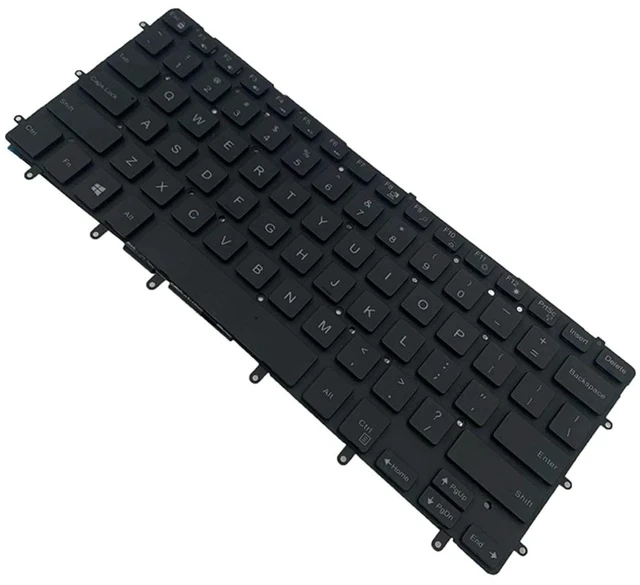 Alt view image 3 of 7 - Laptop Replacement US Layout with Backlit Keyboard for Dell XPS 15 9550 9560 9570 Precision 5510 m5510 5520 5530 Inspiron 15 7000 15-7558 15-7568 NSK-LV0BW