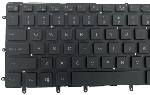 Alt view image 4 of 7 - Laptop Replacement US Layout with Backlit Keyboard for Dell XPS 15 9550 9560 9570 Precision 5510 m5510 5520 5530 Inspiron 15 7000 15-7558 15-7568 NSK-LV0BW