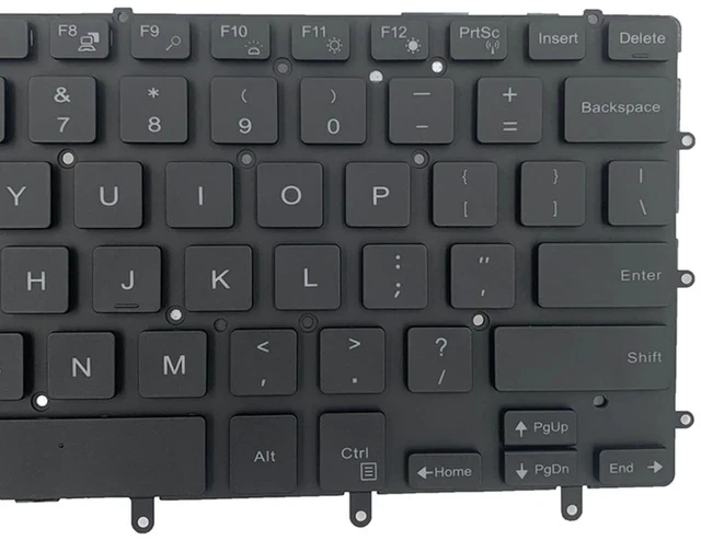 Alt view image 5 of 7 - Laptop Replacement US Layout with Backlit Keyboard for Dell XPS 15 9550 9560 9570 Precision 5510 m5510 5520 5530 Inspiron 15 7000 15-7558 15-7568 NSK-LV0BW