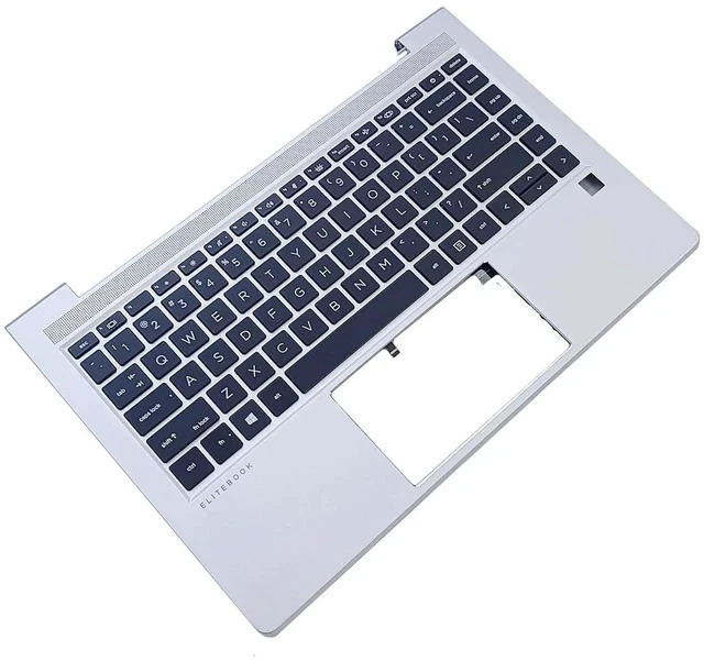 Alt view image 4 of 7 - N17709-001 Replacement for HP Elitebook 640 G9 Laptop Upper Top Cover Case Palmrest Backlit US Keyboard Assembly Part Silver