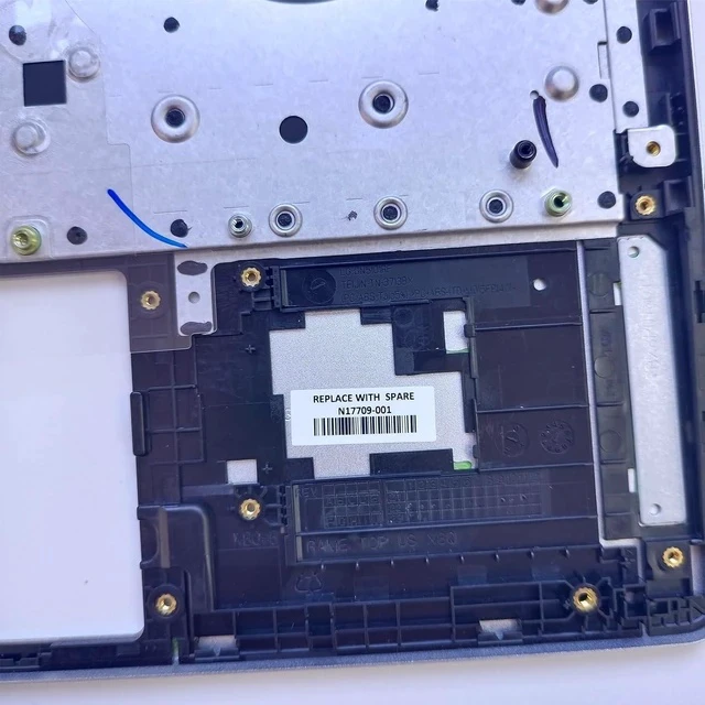 Alt view image 6 of 7 - N17709-001 Replacement for HP Elitebook 640 G9 Laptop Upper Top Cover Case Palmrest Backlit US Keyboard Assembly Part Silver
