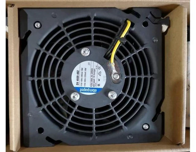Alt view image 3 of 6 - Original New ebmpapst Fan DV4600-492 115V 19W 120 x 120 x 38MM Cabinets Compact Cooling Fans