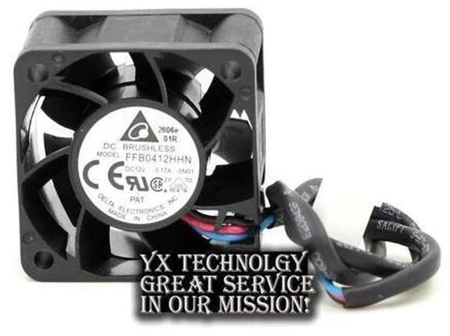 Alt view image 3 of 6 - Delta FFB0412HHN 4028 4cm 12V 0.17A 3 server cooling fan Delta 40 * 40 * 28mm