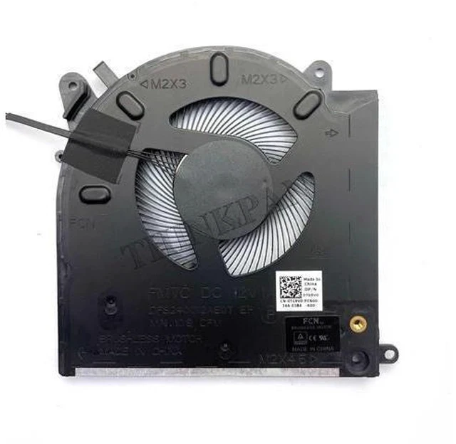 Alt view image 2 of 4 - Gpu and Cpu cooling fan for 12V voltage Alienware M15 R3 M15 R4 RTX 2070 3070 0TG9V0 0D1X38