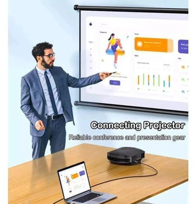 Alt view image 4 of 7 - 5 Pack 6FT DisplayPort to VGA Cable, DP to VGA 1080P@60Hz Video Cord for PC Laptop to Monitor Projector, Unidirectional Only