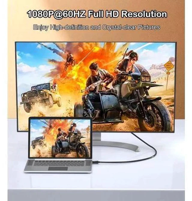 Alt view image 6 of 7 - 5 Pack 6FT DisplayPort to VGA Cable, DP to VGA 1080P@60Hz Video Cord for PC Laptop to Monitor Projector, Unidirectional Only