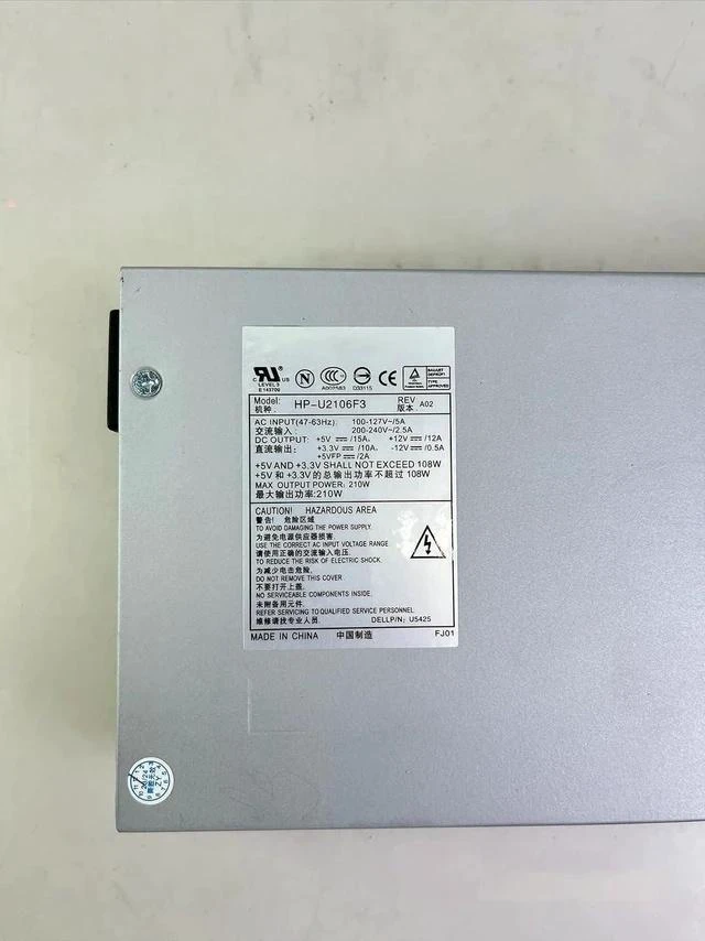 Alt view image 2 of 2 - PSU for GX60 GX240 GX260 GX270 GX280 DIM 4500S 210W Power Supply NPS-210AB C HP-U2106F3 HP-U1806F3 NPS-180BB A