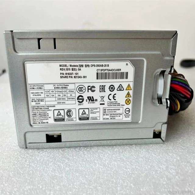 Alt view image 6 of 6 - PSU for H P ML30 Gen9 350W Power Supply DPS-350AB-20 B 816337-001 821243-001 815108-501 821244-001 S15-350P1A