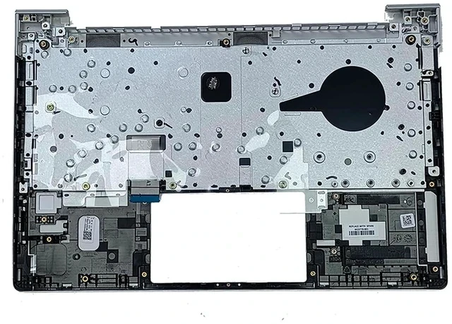 Alt view image 2 of 7 - M23770-001 Replacement for HP Probook 440 G8 445 G8 Laptop Upper Top Cover Case Palmrest Not-Backlit US Keyboard Assembly Part Silver