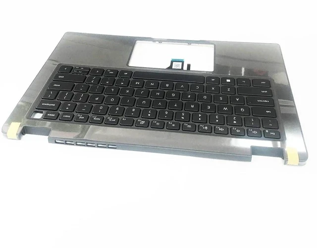 Alt view image 4 of 7 - 0R2DCD R2DCD Replacement for Dell Latitude 3440 E3440 Laptop Upper Top Cover Case Backlit US Keyboard Palmrest Assembly Part Gray