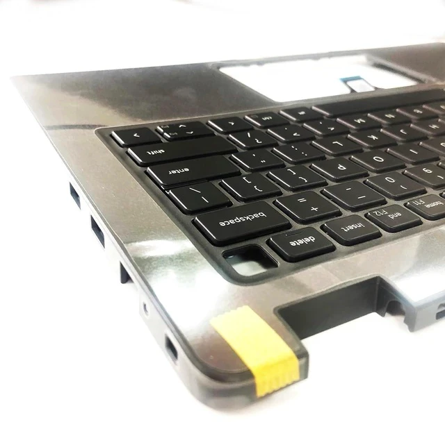 Alt view image 5 of 7 - 0R2DCD R2DCD Replacement for Dell Latitude 3440 E3440 Laptop Upper Top Cover Case Backlit US Keyboard Palmrest Assembly Part Gray