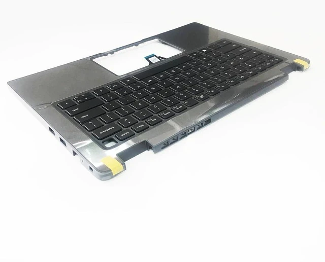 Alt view image 6 of 7 - 0R2DCD R2DCD Replacement for Dell Latitude 3440 E3440 Laptop Upper Top Cover Case Backlit US Keyboard Palmrest Assembly Part Gray
