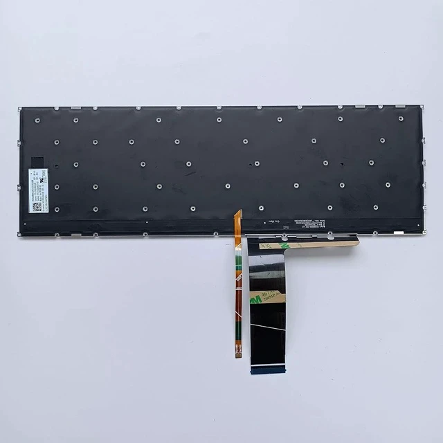Alt view image 6 of 7 - Replacement Laptop Backlit Keyboard for Lenovo Yoga 7-15ITL5 7-15IMH05 IdeaPad 5-15ARE05 5-15ALC05 5-15IIL05 5-15ITL05 3-15ADA05 3-15IGL05 3-15ITL05 SN20W65236 SN20Z38683 PR5SB GYG51