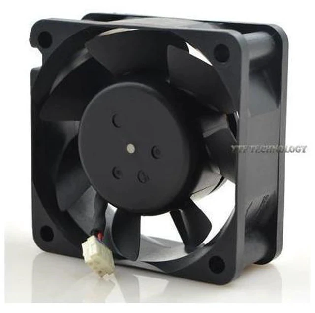 Alt view image 4 of 5 - Nidec New original D06A-24TS8 01 24V 0.15A 6CM 60*60*25MM 6025 2-wire dual ball bearing ultra-quiet cooling fan