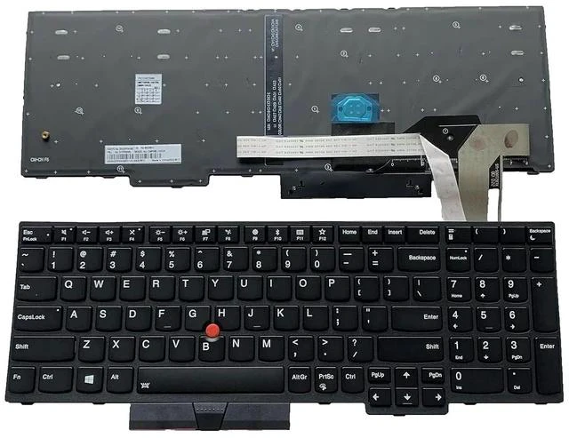 Main image of Laptop Replacement US Layout with backlight Keyboard For Lenovo ThinkPad E580 E585 L580 E590 E595 L590 T590 P15S P52 P72 P53 P73 P53 P52 T15(Not Fit P52s)SN5372BL PK131671B00 01YP760 01YP680