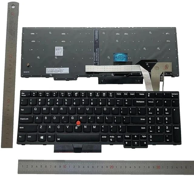 Alt view image 2 of 5 - Laptop Replacement US Layout with backlight Keyboard For Lenovo ThinkPad E580 E585 L580 E590 E595 L590 T590 P15S P52 P72 P53 P73 P53 P52 T15(Not Fit P52s)SN5372BL PK131671B00 01YP760 01YP680