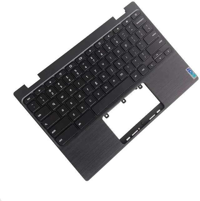Alt view image 4 of 7 - Replacement for Lenovo 100e Chromebook 2nd Gen MTK 81QB Laptop Upper Top Cover Case Palmrest Not-Backlight Keyboard Assembly Part 5CB0X55485 5CB0U26489 Black