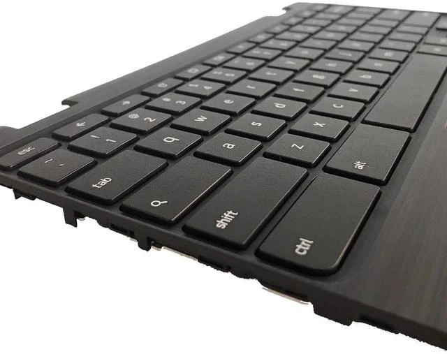Alt view image 5 of 7 - Replacement for Lenovo 100e Chromebook 2nd Gen MTK 81QB Laptop Upper Top Cover Case Palmrest Not-Backlight Keyboard Assembly Part 5CB0X55485 5CB0U26489 Black