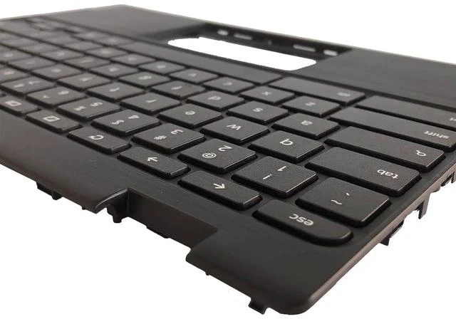 Alt view image 6 of 7 - Replacement for Lenovo 100e Chromebook 2nd Gen MTK 81QB Laptop Upper Top Cover Case Palmrest Not-Backlight Keyboard Assembly Part 5CB0X55485 5CB0U26489 Black