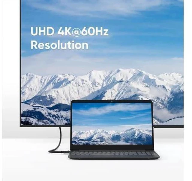 Alt view image 5 of 7 - 2 Pack Black 10FT/3M DP 1.2 Male to Male DisplayPort Cable, 4K@60Hz 2K@144Hz High Speed DP Video Cord for PC, Laptop, Monitor and Projector