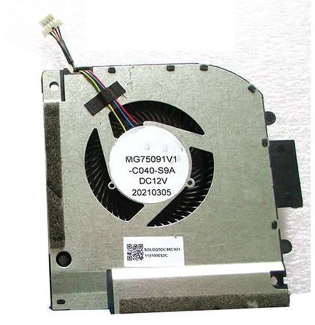 Alt view image 3 of 5 - Gpu and Cpu cooling fan for Thor TR ZERO 2021 RTX30 MG75091V1-C050-S9A