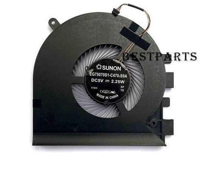 Alt view image 3 of 5 - Gpu and Cpu cooling fan for Blade Pro 17 RZ09-0287 RZ09-0314 RZ09-0329
