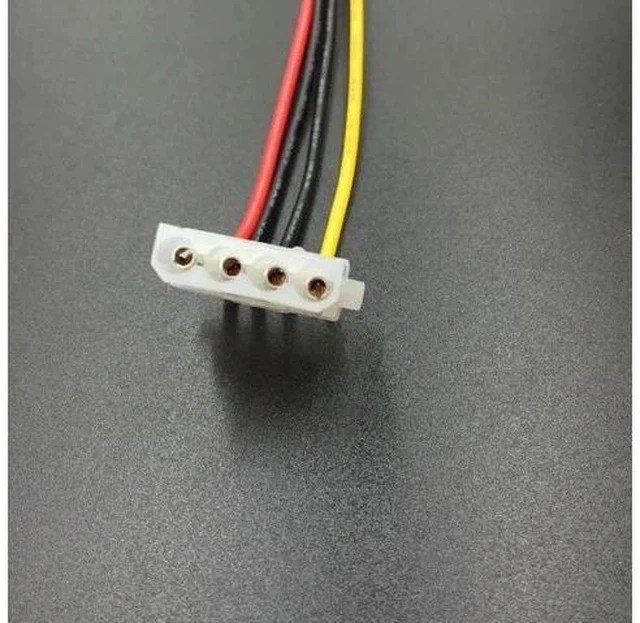 Alt view image 3 of 4 - 20cm SATA to 4Pin Molex Power Cable, 15Pin SATA Male to IDE 4Pin Female Adapter for BTC Miner Rig & Desktop PC
