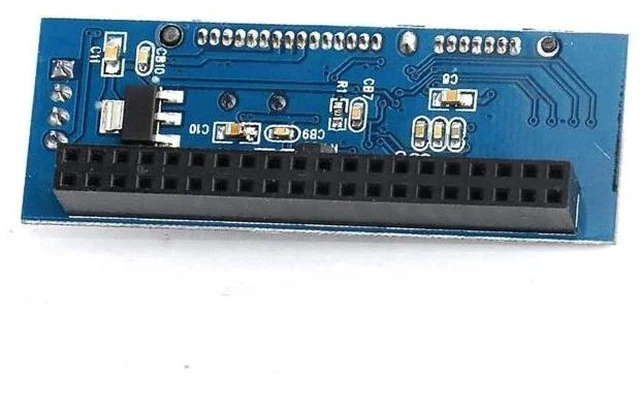 Alt view image 3 of 6 - 39 Pin IDE to SATA Adapter Card with Data & Power Cable, Convert 3.5" PATA IDE HDD to SATA Interface for Desktop PC