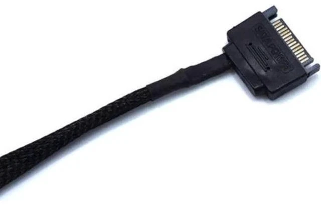 Alt view image 2 of 2 - 1 to 2 Splitter SATA to 3Pin & 4Pin Fan Adapter Cable for Motherboard CPU Cooling