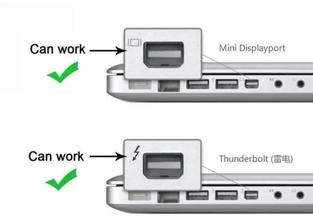 Alt view image 3 of 7 - Mini DisplayPort to VGA Adapter Cable, 1080P 60Hz Mini DP Male to VGA Female Video Cord for Laptop Monitor Projector