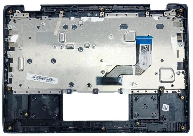 Alt view image 2 of 7 - Replacement for Lenovo 300e Chromebook 2nd Gen 81MB Laptop Upper Top Cover Case Palmrest Not-Backlight Keyboard Assembly Part with Camera 5CB0T79500 Black