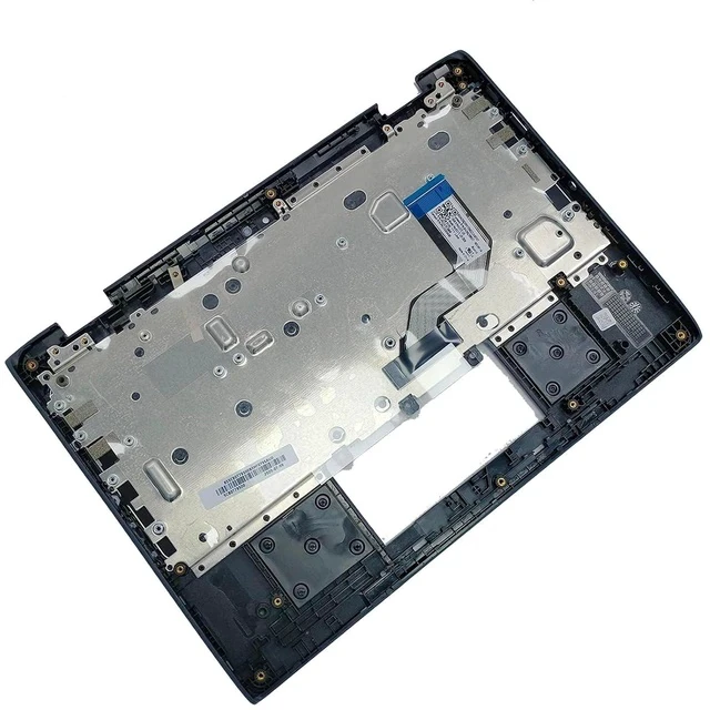 Alt view image 4 of 7 - Replacement for Lenovo 300e Chromebook 2nd Gen 81MB Laptop Upper Top Cover Case Palmrest Not-Backlight Keyboard Assembly Part with Camera 5CB0T79500 Black