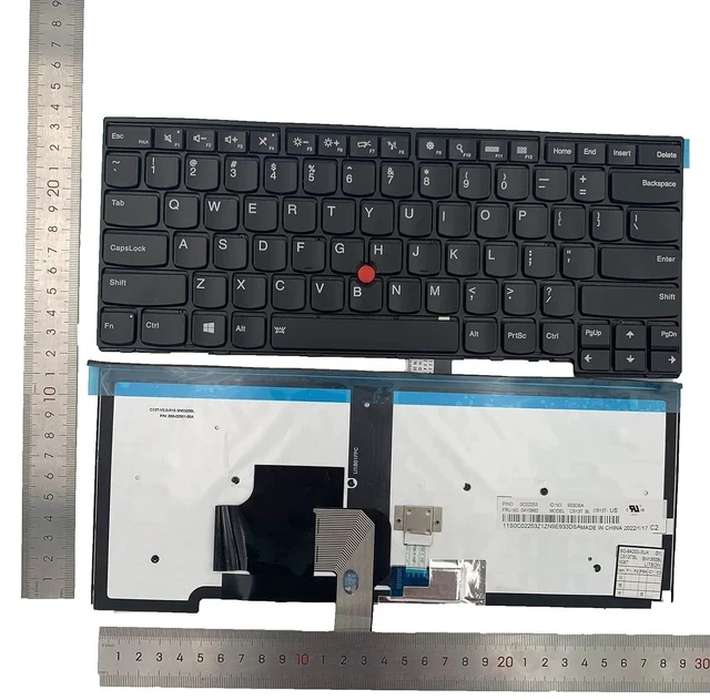 Alt view image 2 of 6 - Laptop Replacement US Layout with Backlight Keyboard for Lenovo ThinkPad T440 T440P T440s T431 E431 L440 T450s L440 L450 L460 L470 T431S T450 e440 e431S T460 0C45328 04Y2763 PK130X72A00
