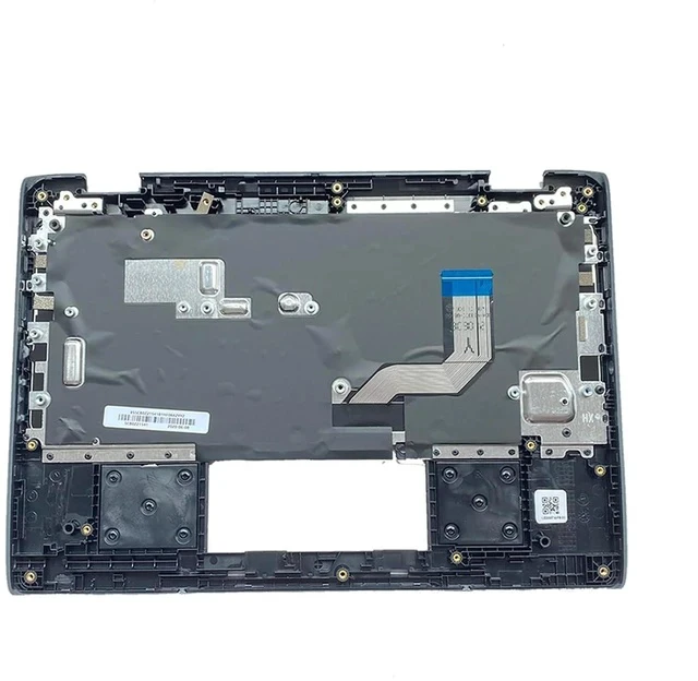 Alt view image 3 of 7 - Replacement for Lenovo 300e Chromebook 2nd Gen AST 82CE Laptop Upper Top Cover Case Palmrest Non-Backlight Keyboard Assembly Part Not-Camera 5CB0Z21541 Black