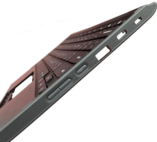 Alt view image 6 of 7 - Replacement for Lenovo 300e Chromebook 2nd Gen AST 82CE Laptop Upper Top Cover Case Palmrest Non-Backlight Keyboard Assembly Part Not-Camera 5CB0Z21541 Black