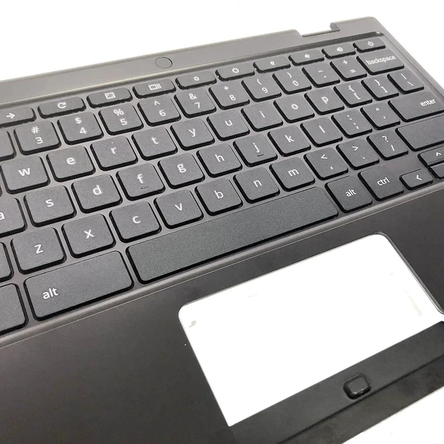 Alt view image 6 of 7 - 90NX03V1-R31US0 Replacement for Asus Chromebook 11 CR1100CKA Laptop Upper Top Cover Case Palmrest Not-Backlit US Keyboard Assembly Part