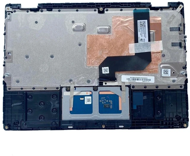 Alt view image 4 of 7 - Replacement for Lenovo 100e Chromebook 2nd Gen MTK 81QB Laptop Upper Top Cover Case Palmrest Not-Backlight Keyboard Touchpad Assembly Part 5CB0X55485 5CB0U26489 Black