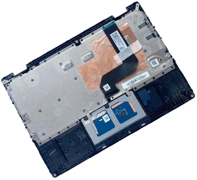 Alt view image 5 of 7 - Replacement for Lenovo 100e Chromebook 2nd Gen MTK 81QB Laptop Upper Top Cover Case Palmrest Not-Backlight Keyboard Touchpad Assembly Part 5CB0X55485 5CB0U26489 Black