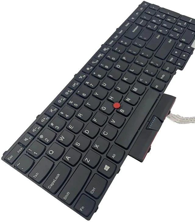 Alt view image 4 of 5 - Laptop Replacement US Layout Keyboard for Lenovo ThinkPad P50(20EN/20EQ) P70(20ER/20ES) P51 P71 Without Backlit P/N: 00PA288 SN20K85114 00PA247 0BH00HH SN20H35156 00PA329 00PA247