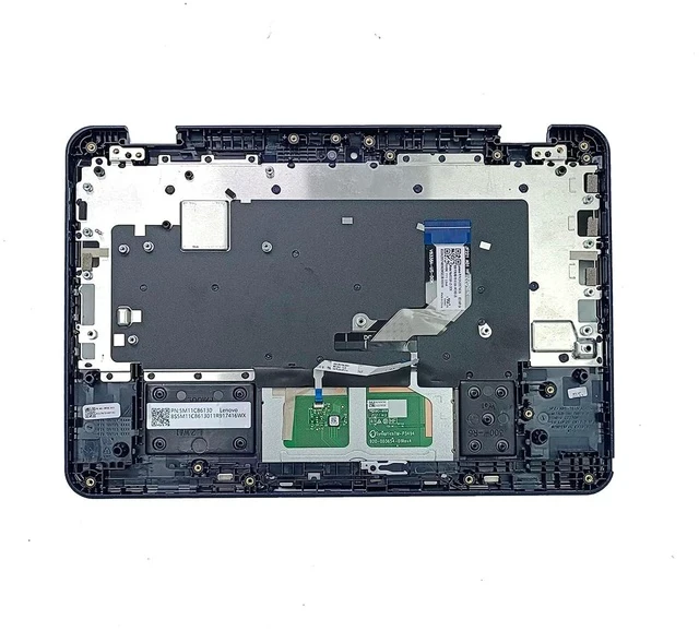 Alt view image 3 of 7 - 5M11C86130 5M11C86131 5M11C86132 Replacement for Lenovo Windows 500W Gen3 Laptop Upper Top Cover Case Palmrest US Keyboard Touchpad Assembly Part NWW NWL