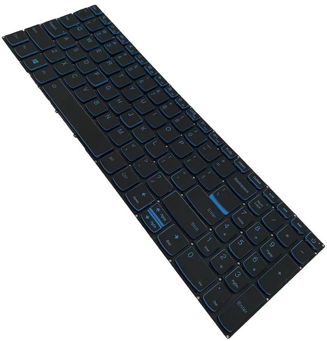 Alt view image 2 of 4 - Laptop Replacement US Layout with Backlit Keyboard for Lenovo ideapad L340-15 L340-17 L340-17IRH L340-15IRH 5000-15 520-15 320S-15 L3-15IML05 L3-15ITL6 S145-15AST S145-15IKB with Blue Frame SN20M61485