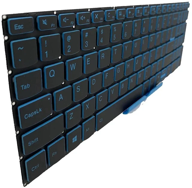 Alt view image 4 of 4 - Laptop Replacement US Layout with Backlit Keyboard for Lenovo ideapad L340-15 L340-17 L340-17IRH L340-15IRH 5000-15 520-15 320S-15 L3-15IML05 L3-15ITL6 S145-15AST S145-15IKB with Blue Frame SN20M61485