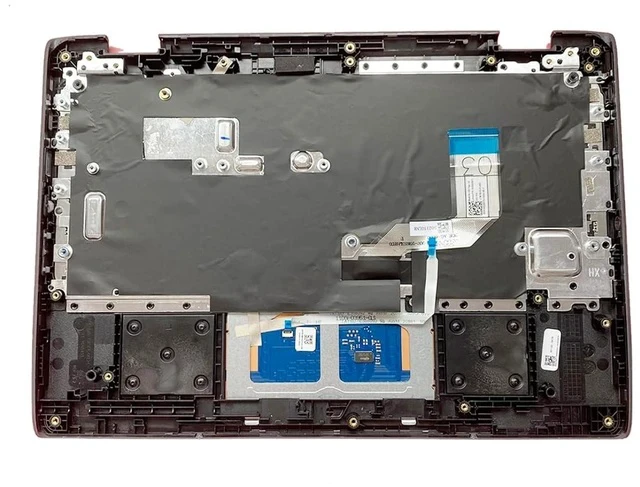 Alt view image 3 of 7 - Replacement for Lenovo 300e Chromebook 2nd Gen AST 82CE Laptop Upper Top Cover Case Palmrest Non-Backlight Keyboard Touchpad Assembly Part Not-Camera 5CB0Z21541 Black