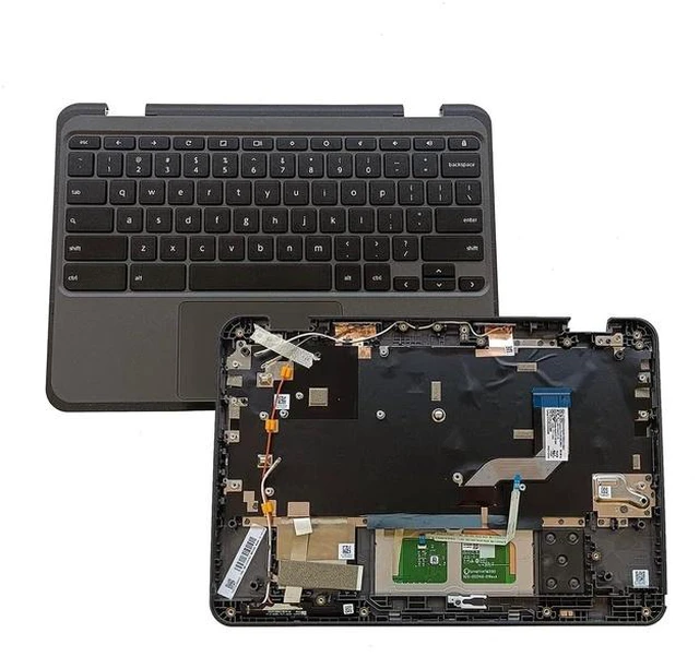 Main image of 5M11C94743 5M11G97058 Replacement for Lenovo 300e Chromebook Gen 3 82J9 82JA Laptop Upper case Palmrest Assembly Part with US Keyboard and Touchpad (NO WFC Hole) LTE