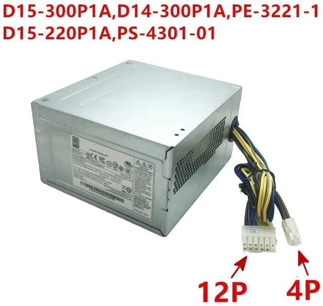Alt view image 2 of 4 - PSU for 430 630 730 B10 500 7500 12Pin 300W Power Supply D15-300P1A D14-300P1A PE-3221-1 D15-220P1A PS-4301-01