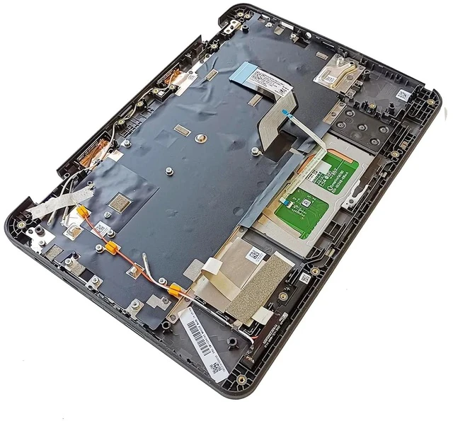Alt view image 4 of 7 - 5M11C94743 5M11G97058 Replacement for Lenovo 300e Chromebook Gen 3 82J9 82JA Laptop Upper case Palmrest Assembly Part with US Keyboard and Touchpad (NO WFC Hole) LTE