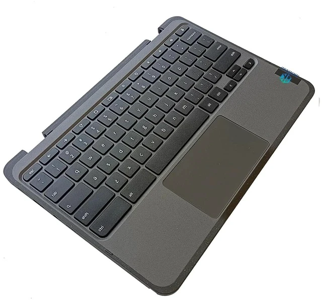 Alt view image 5 of 7 - 5M11C94743 5M11G97058 Replacement for Lenovo 300e Chromebook Gen 3 82J9 82JA Laptop Upper case Palmrest Assembly Part with US Keyboard and Touchpad (NO WFC Hole) LTE