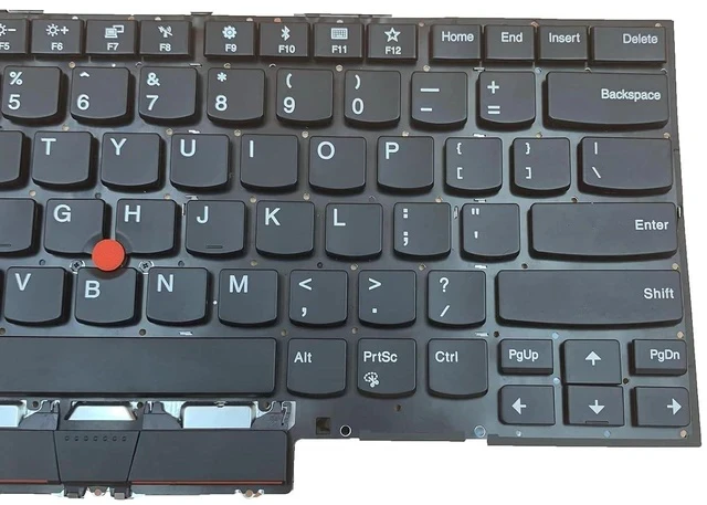 Alt view image 4 of 5 - Laptop Replacement US Layout with Pointing with Backlight Keyboard for Lenovo Thinkpad X1 Carbon 7th Gen 2019 X1C 2020 20QD 20QE 20R1 20R2 8TH 20U9 20UA SN20R55563 CS19BL 84US